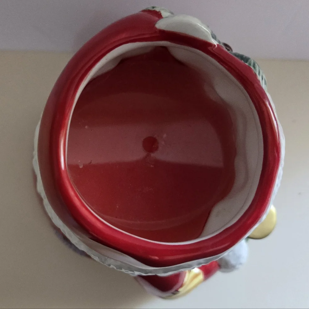 Ceramic Santa Candle